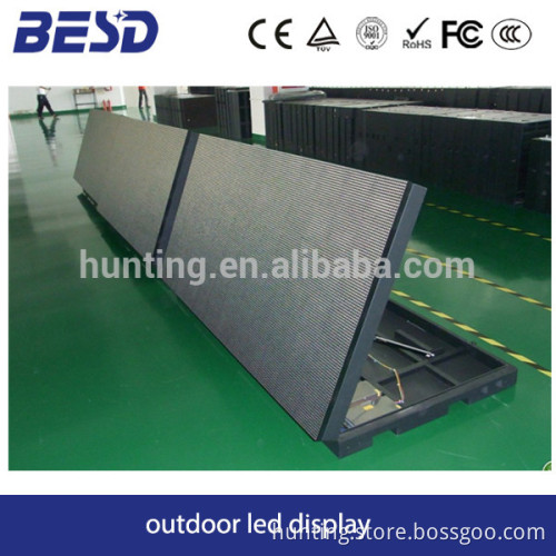 USA/Canada market P10 wifi cloud-based LED digital sign double sided/front open LED display